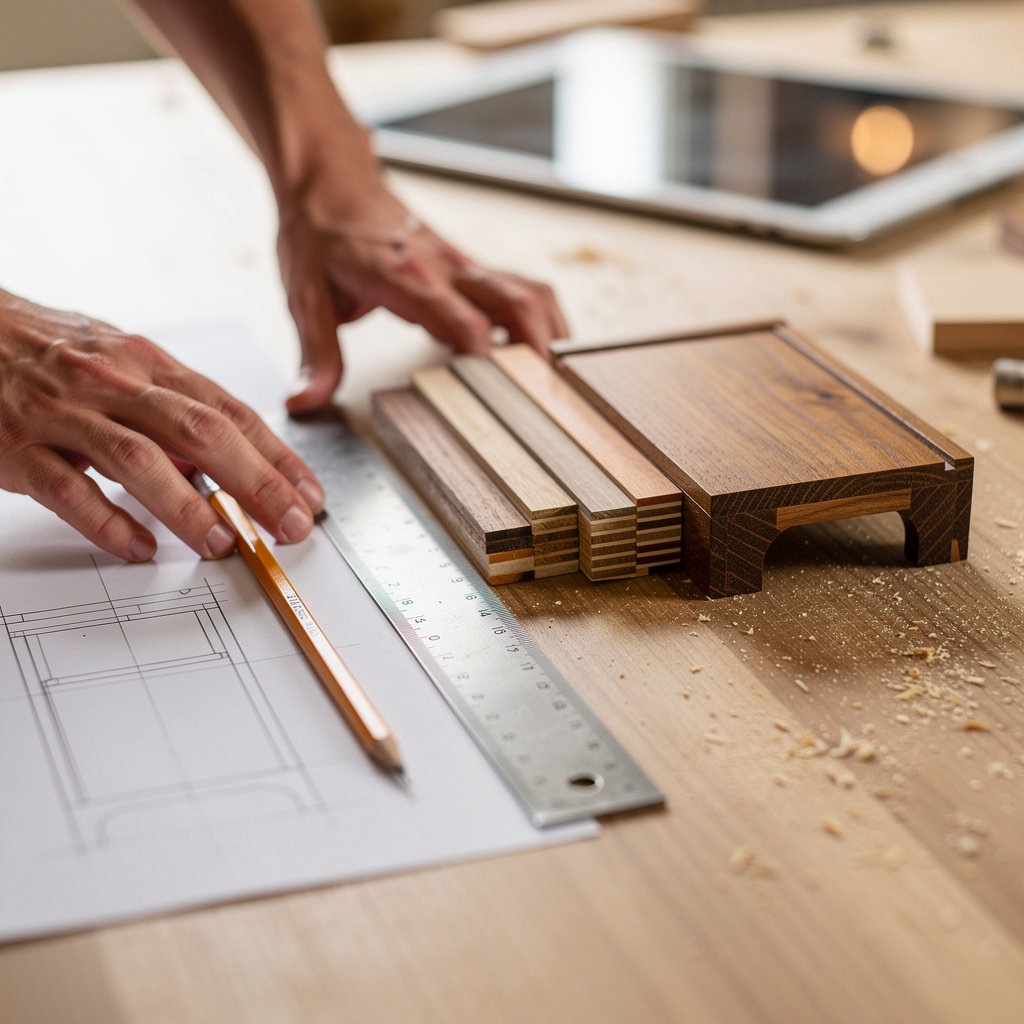 Philco Woodworking's step-by-step website design process for woodworking businesses, from consultation to launch